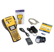 Brady M410 Impresora de Etiquetas Portatil - Pantalla LCD - Resolucion 300ppp - Anchura Maxima de la Etiqueta 25.40mm - Color Amarillo/Negro