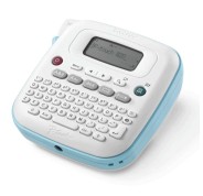 Brother PT-N20 Rotuladora Electronica de Sobremesa Portatil - Pantalla LCD - 3 Tipos de Letra, 15 Marcos y 250 Simbolos - Ancho de Cinta 12mm - Corte de Cinta Manual - Teclado QWERTY - Color Azul/Blanco