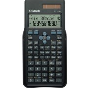 Canon F-715SG Calculadora Cientifica con Pantalla LCD 2 Lineas 16 Digitos - Calculo Interno de hasta 16 Digitos - 250 Funciones y Caracteristicas - Carcasa de Proteccion - Alimentacion Solar y Pilas - Color Negro