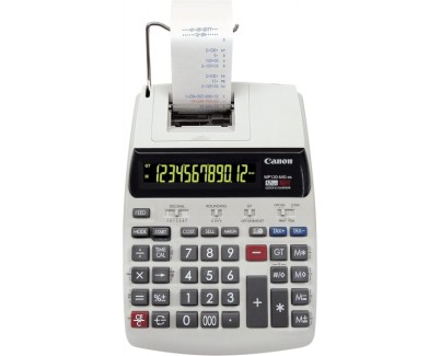 Canon MP120-MG-ES  Calculadora de Impresion con Pantalla LCD de 1 Linea 12 Digitos - Impresion en Negro y Rojo - Dise&ntilde;o de Teclado Espacioso