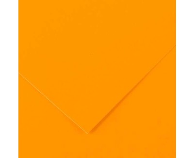 Canson Guarro Pack de 25 Cartulinas Iris de 185g - 50x65cm - Color Naranja Fluo