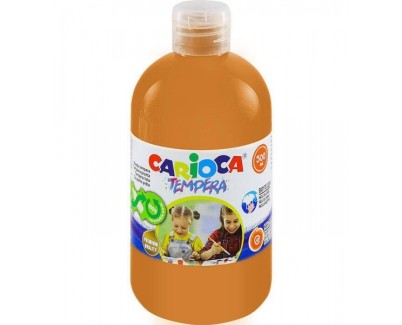 Carioca Botella de Tempera - 500ml - Colores Superlavables - Faciles de Mezclar - Aplicable en Materiales Porosos - Alta Opacidad - Color Oro