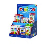 Carioca Expositor Core Incluye 8 Joy Box 12uds, 12 Supercolor Pencils Box 12uds, 6 Tempera Tubes 12ml x 5uds, 6 Jumbo Box 12uds, 12 Tita Box 12uds, 4 Maxi Wax Crayons 24uds