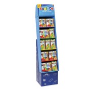 Carioca Expositor de Suelo 12+2 Incluye 48 Packs Rotuladores Joy 12+2, 24 Packs Rotuladores Jumbo 12+2, 90 Packs Lapices de Colores Tita 12+2