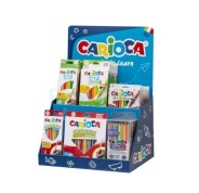 Carioca Expositor Lapices de Colores Incluye 12 Tita Box 12uds, 12 Tita Triangular Box 24uds, 4 Maxi Wax Crayons 24uds, 12 Pastel Bicolor Pencil Box 12uds, 12 Supercolor Pencils Box 12uds, 12 Supercolor Triangular Pencils Box 24uds