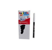 Carioca Joy Rotulador Monocolor - Cuerpo Redondo - Tinta Superlavable - Punta Fina 2.8mm Bloqueada - Tapa Ventilada - Color Negro