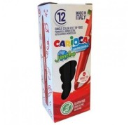 Carioca Rotulador Jumbo Monocolor - Cuerpo Octogonal Maxi - Tinta Superlavable - Punta Maxi 6mm Bloqueada - Tapa Ventilada - Color Negro