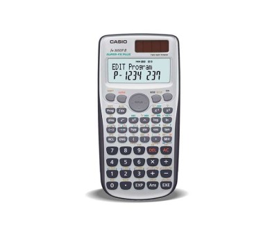 Casio FX-3650PII Calculadora Programable de Sobremesa - Pantalla de 2 Lineas - 279 Funciones - 360 Pasos de Programacion - Alimentacion con Pilas y Solar