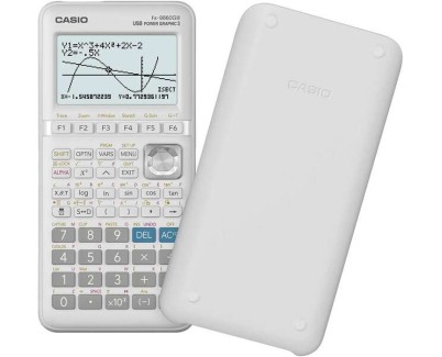 Casio FX-9860GIII Calculadora Cientifica Grafica - Pantalla de 8 Lineas - Graficas Simultaneas de Distintas Funciones - Calculo Financiero Avanzado - Alimentacion con Pilas