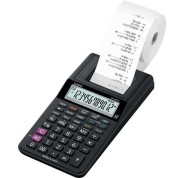 Casio HR-8RCE Calculadora Impresora de Sobremesa Compacta - Pantalla de 12 Digitos - Impresion de 2 Lineas por Segundo - Color Negro