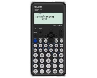 Casio Iberia Classwiz FX-82SP Calculadora Cientifica Pantalla LCD 12 Digitos - Mas de 300 Funciones - Simplificacion Fracciones, Calculos Fraccionarios, Division Entera etc... - Tapa Protectora - Color Negro