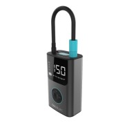 Cecotec Air Max Inflador Electrico - 150psi de Presion Maxima - Compatibilidad Multiple - Doble Bateria de Litio 2000mAh - USB-C - Inflado Rapido - Carga en 4h - Luz LED Integrada - Color Negro