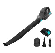 Cecotec AirForce 2500 Agile Soplador de Hojas Inalambrico - Bateria 21V 2Ah - Varias Velocidades - Incluye Accesorios - Velocidad hasta 241km/h - Color Gris Oscuro