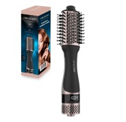 Cecotec Bamba CeramicCare Unique Touch Cepillo Alisador Ceramico - 1200W - Seca y Moldea - Funcion Aire Frio - 3 Temperaturas - 2 Velocidades - Ergonomico y Seguro - Color Negro