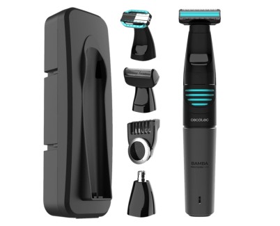 Cecotec Bamba PrecisionCare Extreme 5 en 1 Afeitadora Multifuncion - Cuchillas de Acero Inoxidable - Bateria de Litio - Autonomia hasta 60min