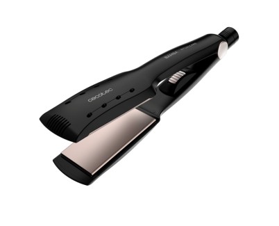 Cecotec Bamba RitualCare 900 Max Plancha de Pelo - Uso en Humedo y Seco - Placas XL de 50mm - Iones Negativos - Cable 360&ordm; de 3m - Punta Fria de Seguridad - Color Negro