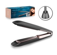 Cecotec Bamba RitualCare Liberty Pro Plancha de Pelo - Autonomia 40min - Base de Carga Portatil - Temperatura Regulable - Revestimiento Ceramico - Bloqueo de Seguridad - Placas Flotantes - Color Negro