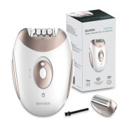 Cecotec Bamba SkinCare Depil-Action Go Depiladora de Arranque Inalambrica - Uso con Cable - Autonomia 40min - Cabezal Zonas Sensibles - Sistema de 18 Pinzas - 2 Velocidades - Color Blanco