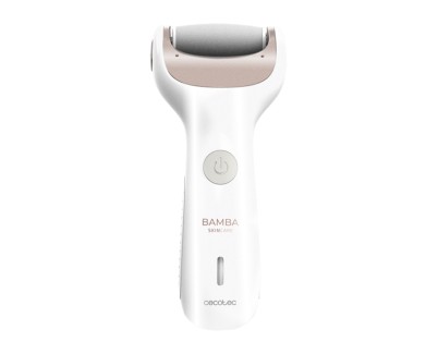 Cecotec Bamba SkinCare Silky Lima Electrica para Pies - Bateria de Litio Recargable - Modo con Cable y sin Cable - Rodillos de Distintos Gramajes