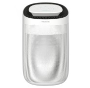 Cecotec Bigdry 2500 Pure Light Deshumidificador - Deposito 1 Litro - Purificador de Aire - Silencioso - Cobertura hasta 25m2 - Elegante y Moderno - Dos Niveles de Deshumidificacion - Color Blanco