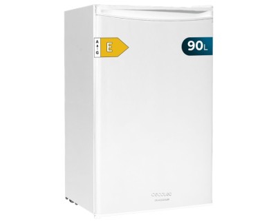 Cecotec Bolero CoolMarket TT 90 White E Mini Frigorifico de Sobremesa - Capacidad 90L - Temperatura Regulable en 5 Niveles - Compartimento hasta -6&ordm;C - 47x44x83cm - Color Blanco
