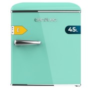 Cecotec Bolero CoolMarket TT Origin 45 Green E Mini Frigorifico - Capacidad 45L - Estilo Retro - Cajon para Hielo - Tirador Cromado - 44.7x53.4x55cm - Color Menta