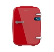 Cecotec Bolero MiniCooling 4L Habana Red Mini Frigorifico Portatil - Capacidad 4L - 12V/220V - Temperatura Regulable - Enfria hasta 7ºC - Funcion Calentamiento hasta 65ºC - Color Rojo
