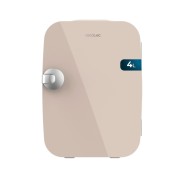 Cecotec Bolero MiniCooling 4L Rio Cream Mini Frigorifico Portatil - Capacidad 4L - Voltaje 12V - Temperatura Regulable - Enfria hasta 5ºC - Funcion Calentamiento hasta 65ºC - Color Rosa Pastel