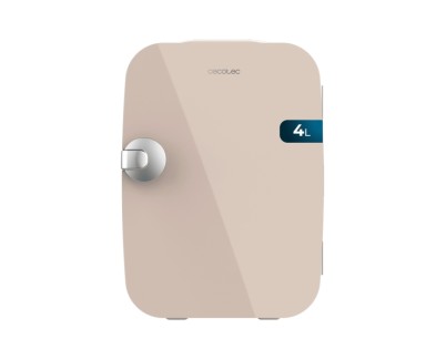Cecotec Bolero MiniCooling 4L Rio Cream Mini Frigorifico Portatil - Capacidad 4L - Voltaje 12V - Temperatura Regulable - Enfria hasta 5&ordm;C - Funcion Calentamiento hasta 65&ordm;C - Color Rosa Pastel