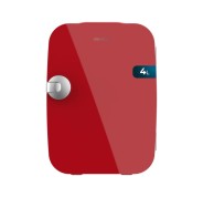 Cecotec Bolero MiniCooling 4L Rio Red Mini Frigorifico Portatil - Capacidad 4L - Voltaje 12V - Temperatura Regulable - Enfria hasta 5ºC - Funcion Calentamiento hasta 65ºC - Color Rojo