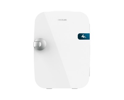Cecotec Bolero MiniCooling 4L Rio White Mini Frigorifico Portatil - Capacidad 4L - Voltaje 12V - Temperatura Regulable - Enfria hasta 5&ordm;C - Funcion Calentamiento hasta 65&ordm;C - Color Blanco