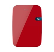 Cecotec Bolero MiniCooling 6L Bahamas Red Mini Frigorifico Portatil - Capacidad 6L - 12V/220V - Temperatura Regulable - Enfria hasta 5ºC - Funcion Calentamiento hasta 65ºC - Color Rojo
