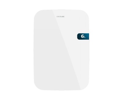 Cecotec Bolero MiniCooling 6L Bahamas White Mini Frigorifico Portatil - Capacidad 6L - Voltaje 12V - Temperatura Regulable - Enfria hasta 5&ordm;C - Funcion Calentamiento hasta 65&ordm;C - Color Blanco