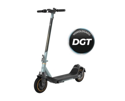Cecotec Bongo Serie M20 Patinete Electrico - 500W - Autonomia 20km - Ruedas 8.5 Neumaticas - Frenado Doble Seguro - Pantalla LED - Homologado por la DGT - Velocidad 25km/h - Color Negro y Azul