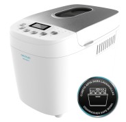 Cecotec Bread and Co 1500 PerfectCook Panificadora Automatica - 850W - 15 Programas Automaticos - 2 Resistencias - Apto para Lavavajillas - Tostado en 3 Niveles - Pantalla LCD - Color Blanco