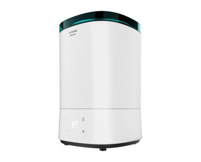 Cecotec Breeze Care 3000 Humidificador de Aire - 30W - Capacidad de 5.5L - 330 ml/h - Control Humedad de 30 a 90% - Cobertura hasta 30m2 - Autonomia 24h - Modo Noche - 21.4x21.4x33.3cm - Color Blanco