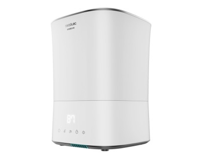 Cecotec Breeze Care 3500 Warm Humidificador de Aire - Capacidad 5.5L - 400 ml/h - Filtro Ceramico - Cobertura 35m2 - Autonomia 22h - Tactil - Temporizador 12h - 22x22x31.6cm - Color Blanco