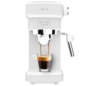 Cecotec Cafelizzia 790 White Cafetera Espresso - 1350W - Presion de 20Bar - Vaporizador Orientable - Deposito 1.2L - Doble Salida de Cafe - Sistema de Ahorro Energetico - Color Blanco
