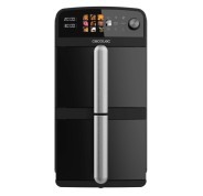 Cecotec Cecofry DuoLevel 10000 Freidora de Aire Doble - Potencia 2400W - Capacidad 10L - Temperatura Regulable - Pantalla Tactil - Programas Preconfigurados - Color Negro
