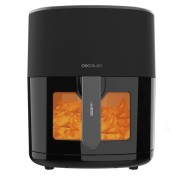 Cecotec Cecofry Fantastik Window 6500 Freidora sin Aceite - 1700W - Capacidad 6.5L - Ventana de Visualizacion - 9 Menus Preconfigurados - Rango de 80 a 200°C - Panel Tactil Multifuncion - Color Negro