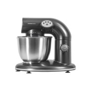 Cecotec Cecomixer Compact Batidora Amasadora - Potencia 1000W - Bol de Acero Inoxidable de 5.6L - Movimiento Planetario - Velocidad Ajustable - Incluye Accesorios - Color Gris Oscuro