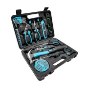 Cecotec CecoRaptor 4200 ToolBox Juego de Herramientas - Cierre de Boton - Asa Ergonomica - Incluye Accesorios - 31x22.5x7cm - Color Negro y Azul