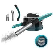 Cecotec Conga Ash 2000 Home Aspirador de Cenizas - 800W - Acero Inoxidable - Capacidad 10L - Tubo Reforzado Metalico - Boquilla de 38mm - Incluye Manguera y Accesorios - Color Negro y Azul