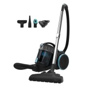 Cecotec Conga Rockstar Multicyclonic XXL Animal Aspiradora de Trineo sin Bolsa - 800W - Succion 20kPa - Deposito de 4L - Incluye Accesorios - Ideal para Mascotas - Radio hasta 9m - Color Negro
