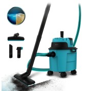 Cecotec Conga Rockstar Wet and Dry Compact Garden Aspirador de Trineo para Solidos y Liquidos - 1000W - Funcion de Soplado - Incluye Accesorios - Radio de 5m - Facil Transporte - Color Turquesa