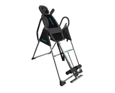 Cecotec Drumfit Inversion 1800 Tabla de Inversion - Soporta hasta 120kg - Incluye Accesorios - Plegable - Altura Ajustable - Varios Niveles - Color Negro