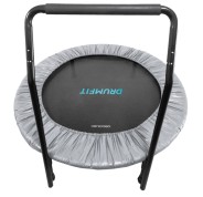 Cecotec Drumfit Jump 920 Trampolin de Fitness de 92cm - Soporta hasta 100kg - Incluye Accesorios - Base con 6 Patas - Agarre Central con Espuma Antideslizante - Color Negro