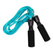 Cecotec DrumFit Jump Rope Comba de PVC - Agarre con Espuma Antideslizante - 295cm de Largo - Color Negro y Azul