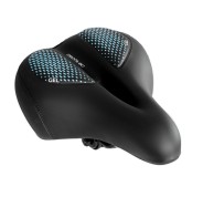 Cecotec DrumFit SitBike Sillin para Bicicletas - Ultra Comodo - Hendidura Central - Compatible con Riel de 7mm y Tubo de 23mm - Amortiguadores Integrados - 27.5x20x13.5cm - Color Negro