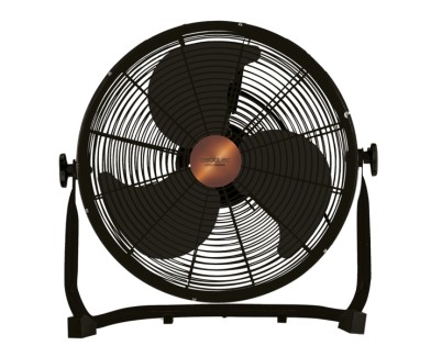 Cecotec EnergySilence 3000 Pro Ventilador Industrial de Suelo con 3 Aspas Metalicas - 90W - Motor de Cobre - 3 Velocidades - Funcionamiento Silencioso - Base Estable - Rejilla Protectora - Color Negro
